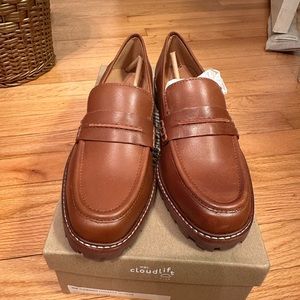 Madewell The Corinne Lugsole Loafer Shoes Dried Maple Size 6